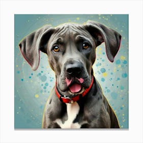 Great Dane Puppy Canvas Print