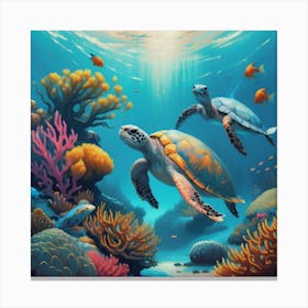 Underwater Paradise Canvas Print