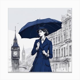 Mary Poppins Canvas Print