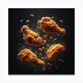 Fried Chicken 4 Canvas Print