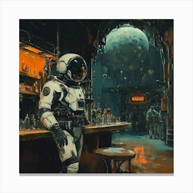 Space Bar Canvas Print