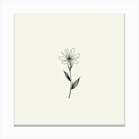 Lily Tattoo Canvas Print