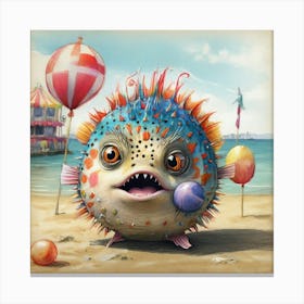 Puffer Fish 12 Canvas Print