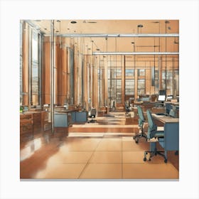 Office Space Canvas Print