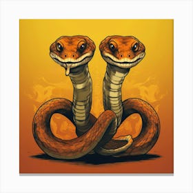 Cobras 2 Canvas Print