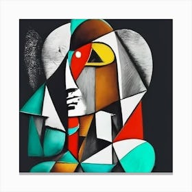 Abstract By Pablo Picasso Canvas Print