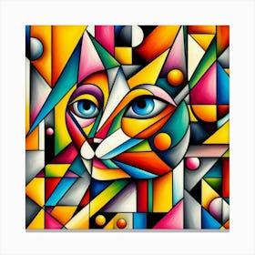 Abstract Cat 8 Canvas Print