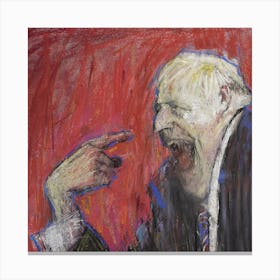 The Last Laugh - Boris Johnson Canvas Print
