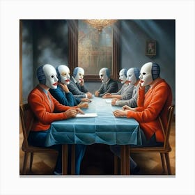 'The Meeting' Canvas Print