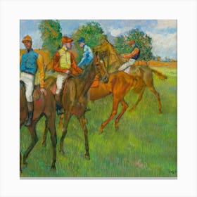 Before The Race, Edgar Degas Canvas Print