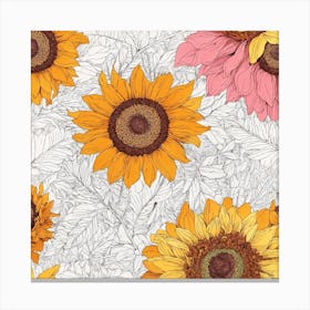 Adorable flowers 2 Canvas Print