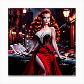 Sexy Lady Canvas Print