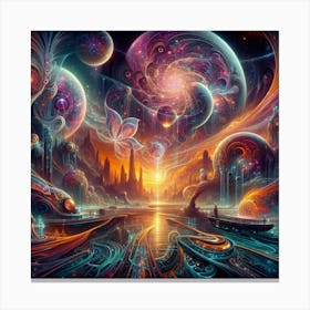 Psychedelic Painting 1 Canvas Print