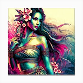 Exotic Beauty Artwork 44 Canvas Print