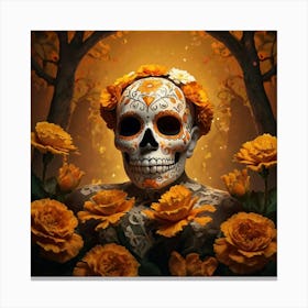 Day Of The Dead Canvas Print