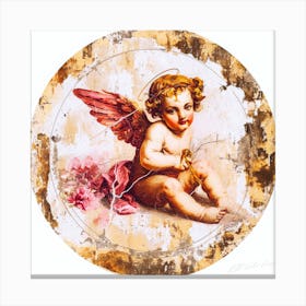 Valentines Vintage - Cupid Me Canvas Print