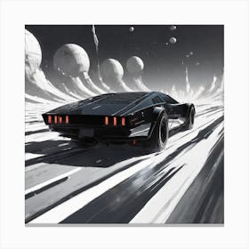 Futuristic Car 3 Canvas Print