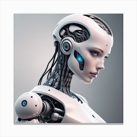 Robot Woman 33 Canvas Print