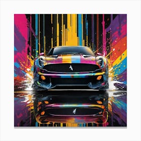 Car Painting 22 Canvas Print