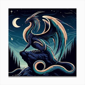 Hecates Dragon 2 Canvas Print