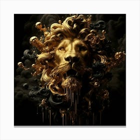 Lion Head 66 Canvas Print