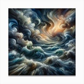 Stormy Seas 21 Canvas Print