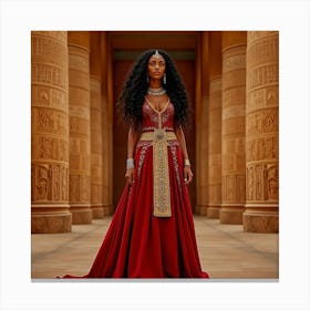 Egyptian Bride 2 Canvas Print