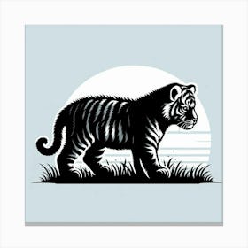 Tiger Cub Canvas Print