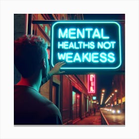 Mental Health Stock Videos & Royalty-Free Footage Canvas Print