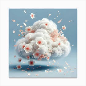 Cherry Blossom Cloud 1 Canvas Print