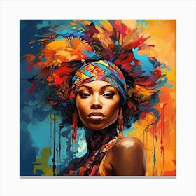 African Woman 54 Canvas Print