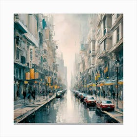 City Street Canvas Print