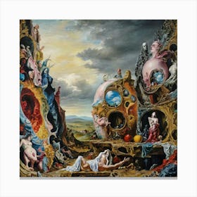 'The Dream Of Satan' Canvas Print