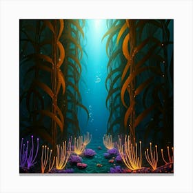 Seaweed Forest Canvas Print