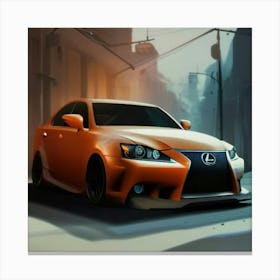 Lexus Is - Wallpaper Canvas Print