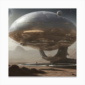A Spacefaring Vessel With A Self Sustaining Ecosystem, Allowing Long Duration Journeys 5 Canvas Print