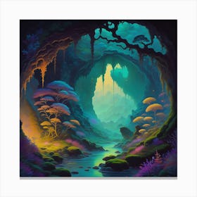 Cave Of Radiance 1 Canvas Print