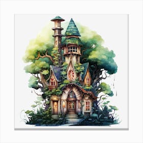 Tree House 2 Canvas Print