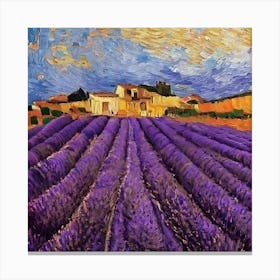 Lavender Fields By Vincent Van Gogh Canvas Print