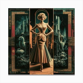 Lady Of The City Canvas Print