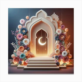 Islamic Ramadan Door 1 Canvas Print