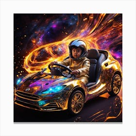 Futuristic Space Toy Canvas Print