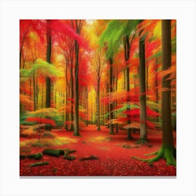 Autumn Forest Canvas Print