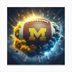 Michigan Wolverines Football 1 Canvas Print