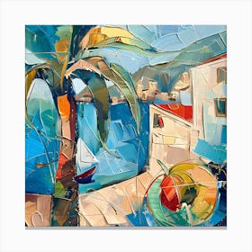 Mallorcatherapy. Bright Abstraction Canvas Print