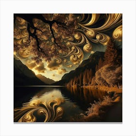 Golden Sunrise 1 Canvas Print