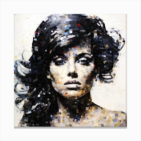 A Winehouse Genre - Tribute To Amy Canvas Print
