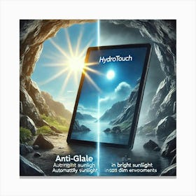 A High Tech Smart Tablet Featuring Anti Glare Tech Canvas Print