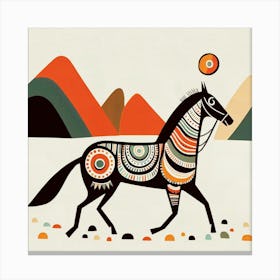 Indian Horse Leinwandbild