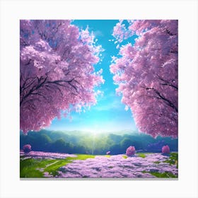 Sakura Blossoms Canvas Print